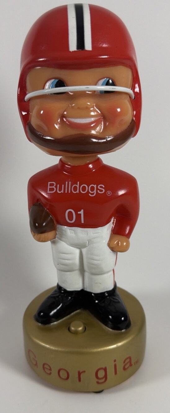 Vtg UGA Bulldogs Football Big Boy Player Bobblehead w/ Sound